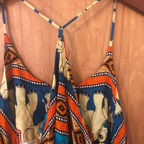 Peaceful Elephant  racer back tank. - Picture 5 of 7